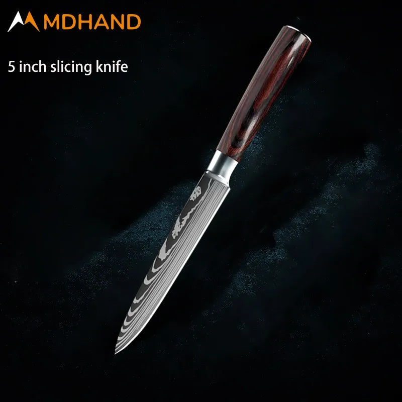 Eksklusive kjøkkenkniver med Japansk designstil, laget med presisjon med skarpe blader for deg som vil løfte matlagingen.